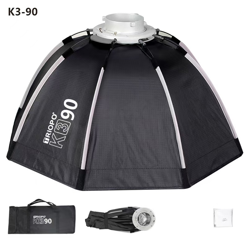 TRIOPO K3 Series 90cm Quick-Setup Octagon Softbox Bowens Mount for