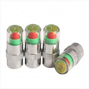4 cái 2.4 bar xe lốp cảm biến áp suất giám sát van cảm biến chỉ số 3 màu mắt cảnh báo áp suất lốp hệ thống giám sát - Product Image 1