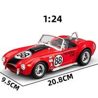Modèle de voiture de collection Hot 1:24 Viper Cabriolet en métal moulé sous pression, véhicule tout-terrain pour collectionneurs, vente en gros pour garçons