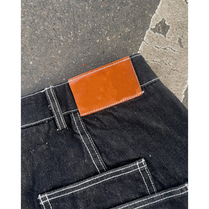 Jeans personnalisés pour femmes, jeans baggy en denim japonais brut 14 oz, pantalons pour femmes - Product Image 5