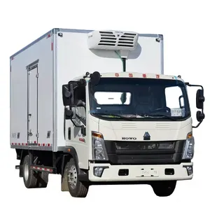 Sinotruk Howo 10 ton Reefer dondurucu soğuk kutu kamyon buzdolabı gıda et frigorifik kamyonlar satılık