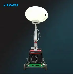 मोबाइल डीजल जनरेटर ट्रेलर यांत्रिक आपातकालीन गुब्बारा लाइट टॉवर FZM-Q1000