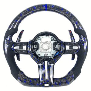 Accessoires intérieurs de voiture, volant en fibre de carbone forgée pour <span class=keywords><strong>BMW</strong></span> F10 30 20 <span class=keywords><strong>80</strong></span> - Product Image 2