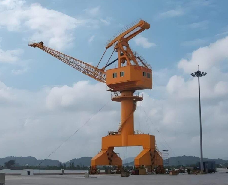 Стабилизированный портальный поворотный кран Harbour 5t-60t уровень Luffing модель