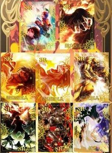 Carte da Collezione Anime Giapponesi Attack on Titan, Personaggi Rari come Mikasa Ackerman e <span class=keywords><strong>Armin</strong></span>, Carte da Gioco per Fan - Product Image 2
