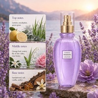 Vente en gros de parfum pour le corps de 190 ml, de qualité supérieure, écologique, moderne, élégant, romantique, floral, pour femmes, parfum longue durée
