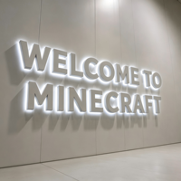 Lettres de logo 3D rétroéclairées personnalisées avec écran LED, en acier inoxydable brossé, étanches IP65 et antirouille, pour la publicité