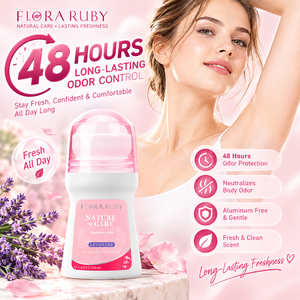 Nuevo desodorante en roll-on sin aluminio, fórmula suave, fragancia para todo el cuerpo, control de olores por 48 horas, para uso diario de mujeres. - Product Image 2