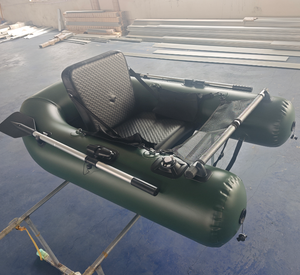Bateau Gonflable de Pêche Portable pour 1 Personne avec Pagaies – Idéal pour la Pêche en Lac et en Rivière – Fournisseur Direct Usine - Product Image 6