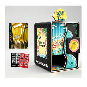 All-in-one Customizable Photo Booth Camera Vending Machine <b>Printer</b> Software Logo Shell Remote High Technology Supplier Metal - Product Image 1