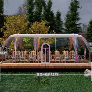 Carpa <span class=keywords><strong>de</strong></span> cúpula <span class=keywords><strong>de</strong></span> burbujas <span class=keywords><strong>de</strong></span> policarbonato transparente para exteriores Glamping Igloo Casa <span class=keywords><strong>de</strong></span> cúpula geodésica - Product Image 4