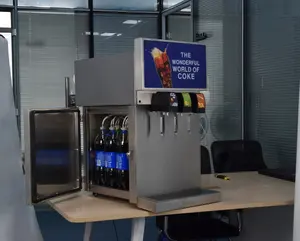 Mini Bureau Frisdrankautomaat Soda Stream Machine Post Mix Machine 3 Gallon Glazen Drank Dispenser