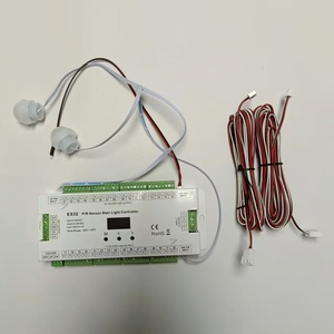 Hệ Thống Điều Khiển Chiếu Sáng Cầu Thang Led Thông Minh Cảm Biến Ánh Sáng Ban Ngày 32CH ES32 PIR Bộ Điều Khiển Đèn Cầu Thang Cho Dải Đèn Led Pixel - Product Image 1