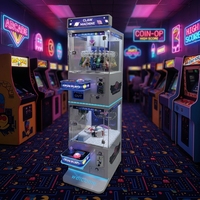 Machine de jeu d'arcade à monnayeur, mini-grue à pinces pour jouets et machine de jeu à pinces