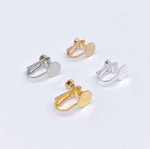 Clips à <span class=keywords><strong>vis</strong></span> en laiton <span class=keywords><strong>pour</strong></span> accessoires de bijoux DIY, 12 mm, petits apprêts <span class=keywords><strong>pour</strong></span> boucles <span class=keywords><strong>d</strong></span>'oreilles à clipser <span class=keywords><strong>pour</strong></span> la création de bijoux - Product Image 6