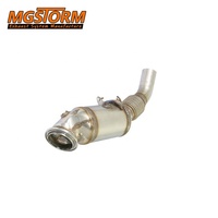 Set Pipa Knalpot Downpipe B58 Fleksibel dengan Katalis TWC Euro 4 untuk BMW B38B15A Seri F20 F22 F30 F32 1 2 3 4