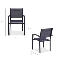 Modernes Aluminium-Klapp-Patio-Tischset Ausziehbare Esszimmer möbel für den Außenbereich für die Wohnung zu Hause für Parks Garten-Esszimmer