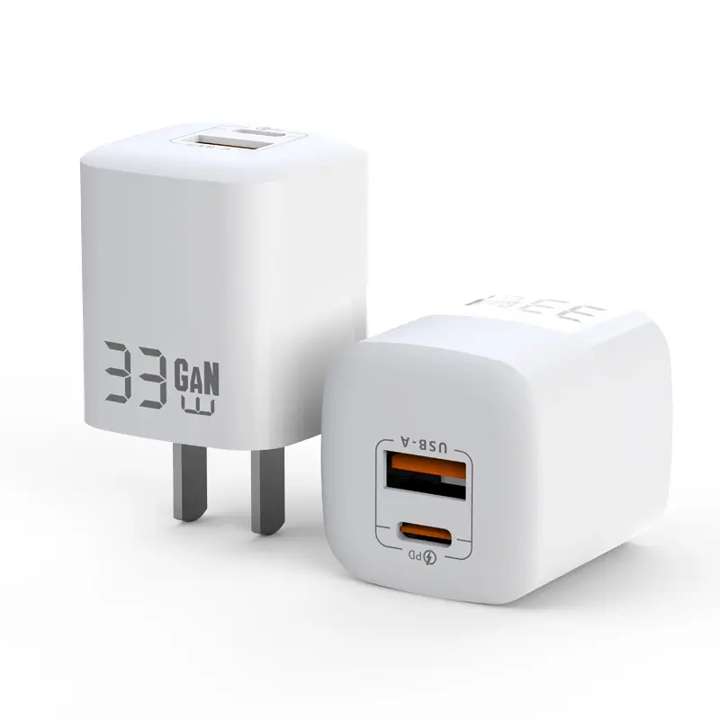 33W Gallium Nitride Charger PD30W Suitable for Apple 15 Huawei Phone 22.5W Super Fast Charging Head PPS