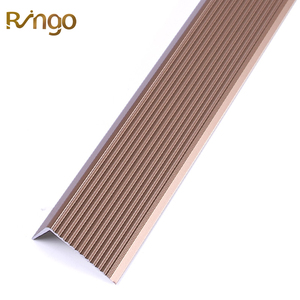 Phật sơn Ringo sáng bóng bạc nhôm chống trượt cầu thang nosing cạnh TRIM Vinyl Bìa bước cạnh bảo vệ cầu thang bước an toàn - Product Image 2