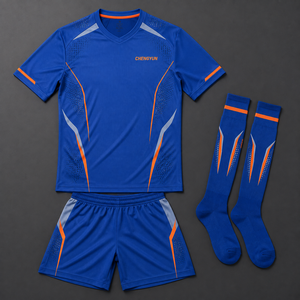 Maillot <span class=keywords><strong>de</strong></span> football personnalisé Pro Performance bleu cobalt à séchage rapide pour équipe - Product Image 6