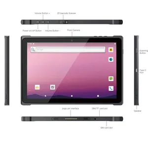OEM ODM S91A toptan 10 inç 5G 4g IP65 su geçirmez GPS GLONASS GLONASS 9500mAh endüstriyel ultra ince android sağlam tablet pc
