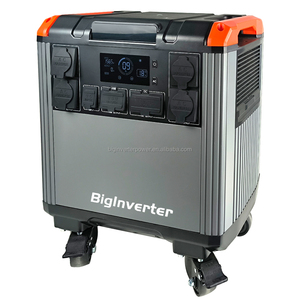 Station d'alimentation portable industrielle 5000w BIGINVERTER LiFePO4 avec panneaux solaires pour chantier de construction - Product Image 5