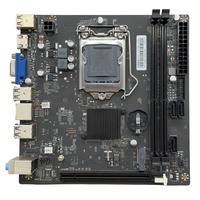 GEEKTEC ITX H61 Desktop Motherboard DDR3 16GB RAM LGA 1155 Socket 2/3 Gen Core I3/i5/i7 CPU M.2 SATA Ports