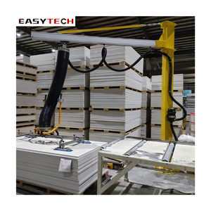 Mesin Pengangkat Papan Kayu Pneumatik dengan Pegangan Ember, Pengangkat Vakum, dan Pengguling Kayu SIM - Product Image 4