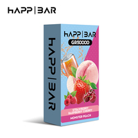 Deutschland Spanien Slowenien Rumänien EU-Lager Happ Bar 30K 40K 50K 150K Razzberry Puffs Einweg-Happy Bar Papierverpackungsboxen
