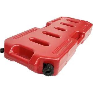 Bidón de aceite de gasolina portátil para coche, barril de gasolina de plástico de 10L y 2,6 galones para exteriores, larga distancia, todoterreno, SUV, motocicleta