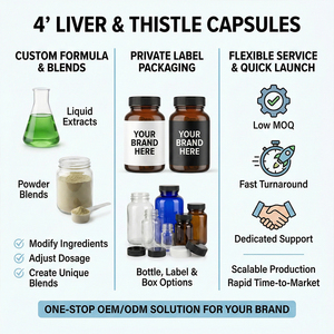 Complexe <span class=keywords><strong>Foie</strong></span> & Chardon-Marie 4' - Complément Alimentaire Antioxydant pour Adultes - Gélules Dures (Options Végétaliennes/Gélatineuses) - Product Image 5