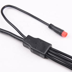 2 3 4 5 6 8 9pin kết nối <span class=keywords><strong>Ebike</strong></span> điều khiển với phanh Cáp kabel 1 để 4 M8 5pin Cáp <span class=keywords><strong>Ebike</strong></span> động cơ Cáp cảm biến - Product Image 4