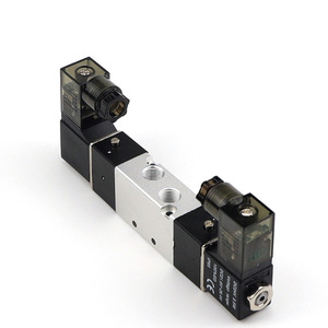 DDE Dade Pneumatics 4V120-06 Électrovanne à double bobine 2 positions 5 voies DC12V DC24V AC36V AC110V AC220V - Product Image 3