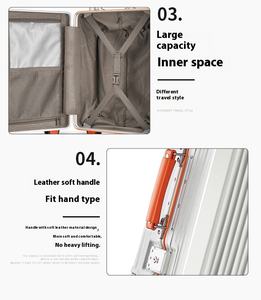 High-End Aanpasbare Reiskoffer Duurzame Harde Schaal Aluminium <span class=keywords><strong>Trolley</strong></span> Modieuze Premium Zakelijke Bagage Licht Gewicht - Product Image 4