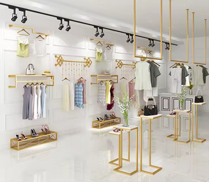 Elegante e grazioso appendiabiti in metallo oro rosa appendiabiti appendiabiti negozio al dettaglio appendiabiti espositori per boutique - Product Image 2