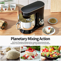Mélangeur à pâte OEM 1500W électrique 6.5L/8L/10L AC/DC pour la cuisine, la boulangerie, les gâteaux et le bol mélangeur crochet pour la pâte