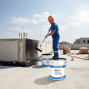 Highly Elastic Bitumen SBS Modified Liquid Membrane <b>Waterproofing</b> <b>Material</b> for Water Isolation - Product Image 3