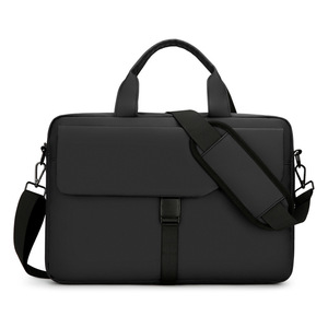 Unisex Business <b>Laptop</b> Messenger Bag, Portable High Fabric Shoulder <b>Case</b> Lightweight Large Space Daily Work <b>Laptop</b> Bag. - Product Image 1