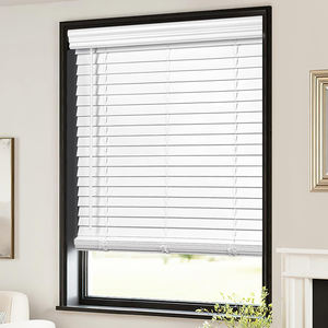 Persianas Venecianas de PVC al por Mayor, Blancas, de 2 Pulgadas, sin Cable, de 50 mm, Impermeables, Imitación Madera - Product Image 4