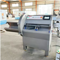 Nouvelle trancheuse à viande automatique haute performance, lame en acier inoxydable, épaisseur réglable, capacité de 300 kg/h pour la transformation de la viande séchée (beef jerky)