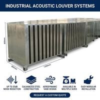 YH-Acoustics Lamelles acoustiques insonorisantes |   Grille de ventilation insonorisante pour salles d'équipement et installations industrielles