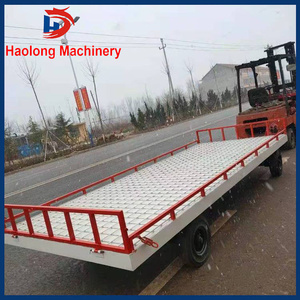 Véhicule de transfert de marchandises véhicule de transport spécifique à l'usine 3-15 tonnes remorque plateau aéroport véhicule de transfert de bagages trémie Chine - Product Image 2