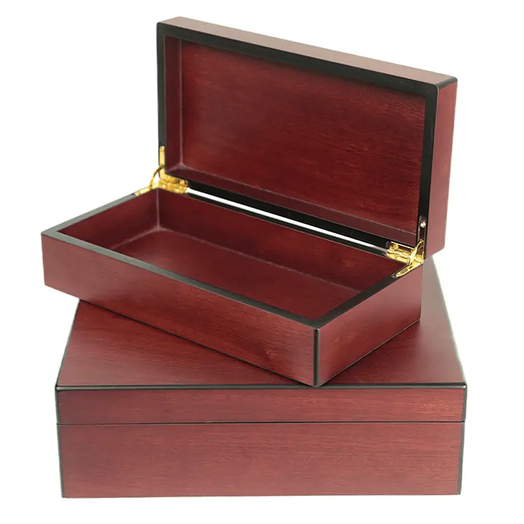 Wholesale Home Furnishings Minimalist Style MDF Wooden Decorative Storage Boxes