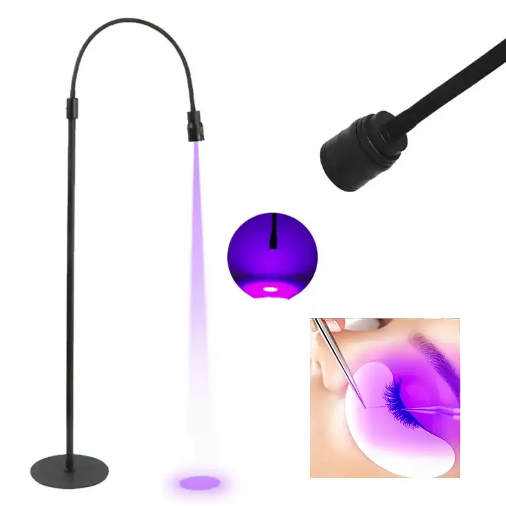 UV-Wimpern lampe für Wimpern verlängerung LED UV-Verlängerung LED-Lampe mit Fuß pedal UV-LED-Lampe für Wimpern verlängerung und Kleber