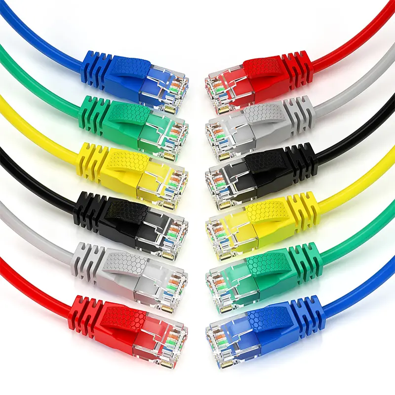 Moldeado problema menos de gato 6 trenzado sin blindaje par (UTP) Conexión Ethernet cat6 Cable 32awg