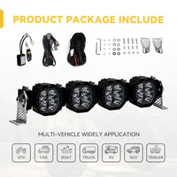 Barre lumineuse LED modulaire RGB de 18 pouces pour pare-chocs avant, barre de protection, conduite tout-terrain, voiture, camion, pick-up, UTV, 4x4, Ram, BT50, Fortuner, L200, Polaris