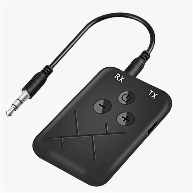 Receiver Transmitter 2 in 1 Stereo APTX Wireless Aux Audio Receiver 3.5mm Jack RCA Car Adapter for TV PC BT 4.2