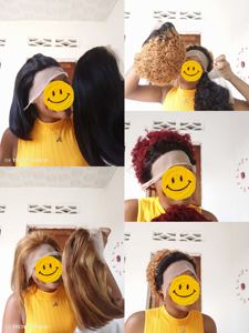 Letsfly <span class=keywords><strong>Promotion</strong></span> 8 $1PCS Pixie Curly Lace Frontal Perücken Großhandel Brasilia nische Perücke Short Cut 100% Menschenhaar Schwarze Frau 110 Gramm - Product Image 2