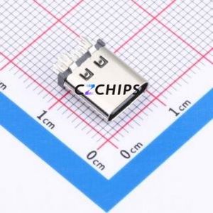 HC-TYPE-C-14P-LC01E USB Connector Through hole Component (THT) Connector Type-C Female Through Hole 14P - Product Image 1