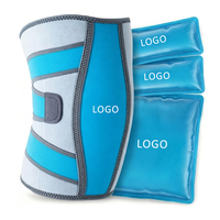 Paquete de 3 Compresas de Gel Reutilizables para Dolor de Rodilla, Compresa de Hielo Ajustable para Rodillas, Reemplazo Postoperatorio, Dolor de Artritis, Precio de Fábrica
